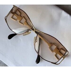 CAZAL Germany Eyewear Mod 944 Col 130 59-16-130 Brown Gold Sunglasses Frame Used